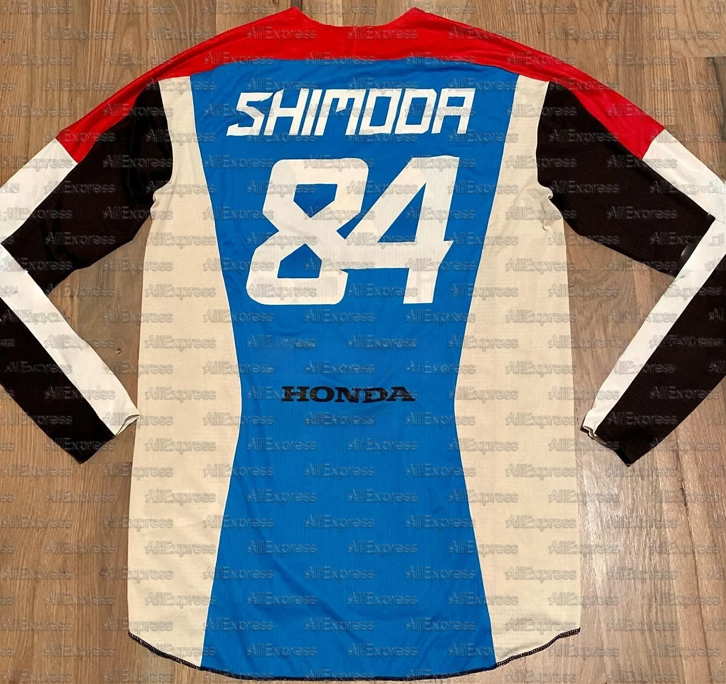 هوندا سوبر موتوكروس سباق قميص الرجال كريج شيمودر لورانس مارتن المشجعين طويلة الأكمام دراجة نارية تي شيرت الرجعية التجفيف السريع #3