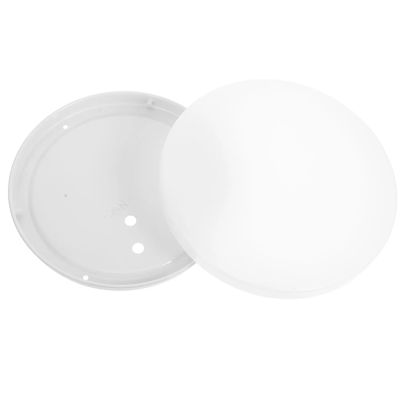 

Modern Round Ceiling Cover Replacement Plastic Lampshade For Classroom Office Home Space-Saving Easy Installation Fixture Cover