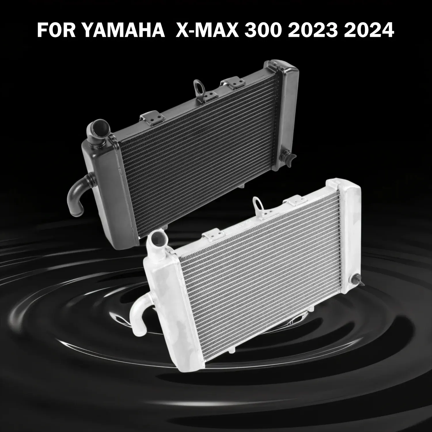 

X-MAX 300 Motorcycle Aluminium Radiator Engine Cooling for YAMAHA X MAX 300 2023 2024 Water Cooling Radiador Replacement Moto