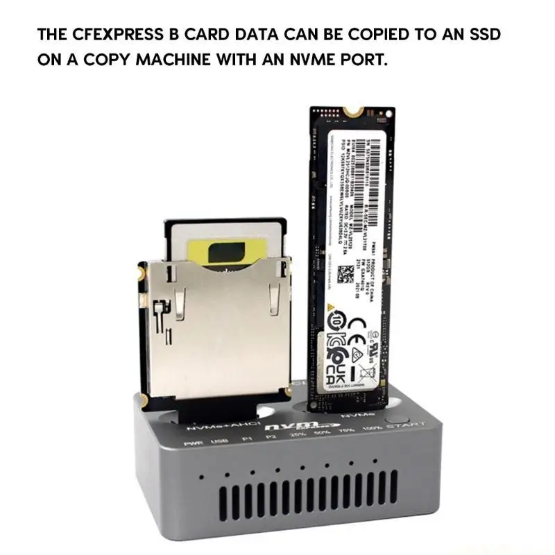 CFExpress to NVME CFExpress TypeB Card to M.2 NVMe Adapter Expansion Card