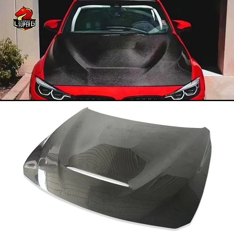 Wholesale Bonnet GTS CS style carbon fiber hood for BMW 3 4 series M3 M4 F30 F35 F32 F80 F82