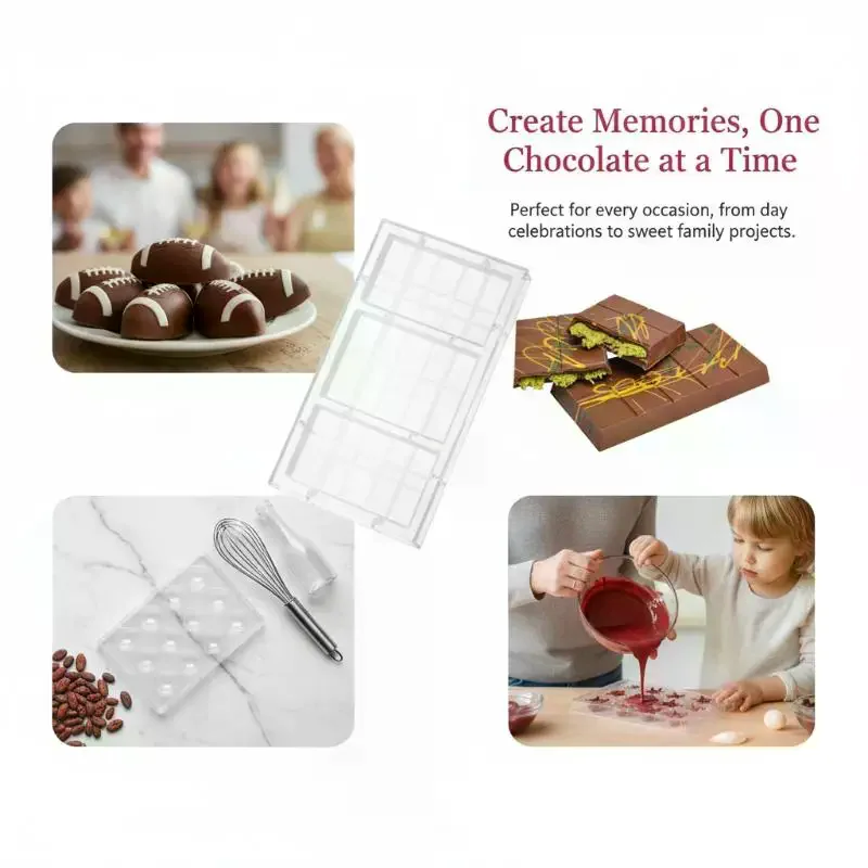 Chocolate Candy Mold Circular Shape Baking Cake Polycarbonate Chocolate Molds Baking Pastry Tools Kitchen Household Supplie