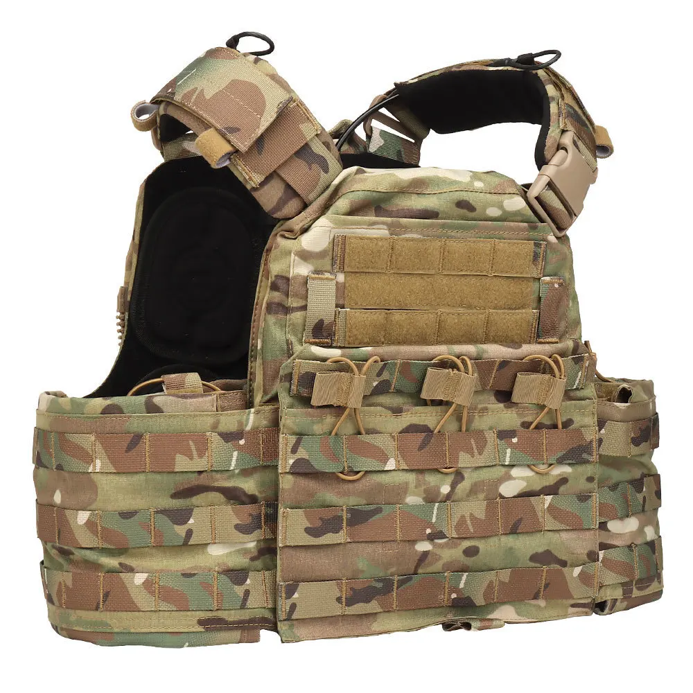 Airsoft CPC Tactical Vest Cage Plate Carrier Magazine Pouch Quick Release Cummerbund EVA Pad Plate Baffle Paintball Accessories