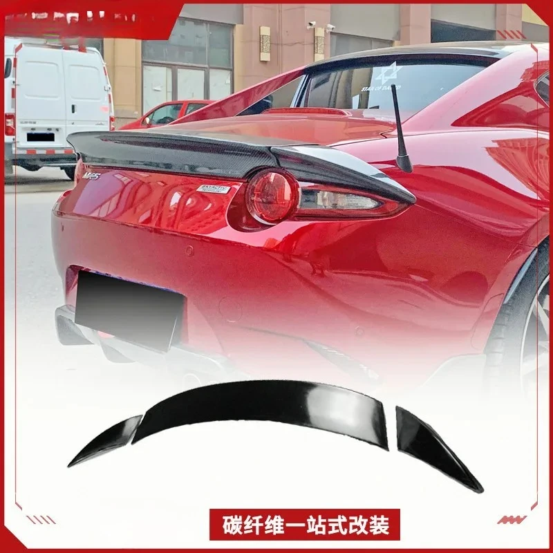 Applicable for Miata Mazda MX5 ND Carbon Fiber Modification Parts Rear Spoiler Tail Wing ESQ Model Fixed Wing