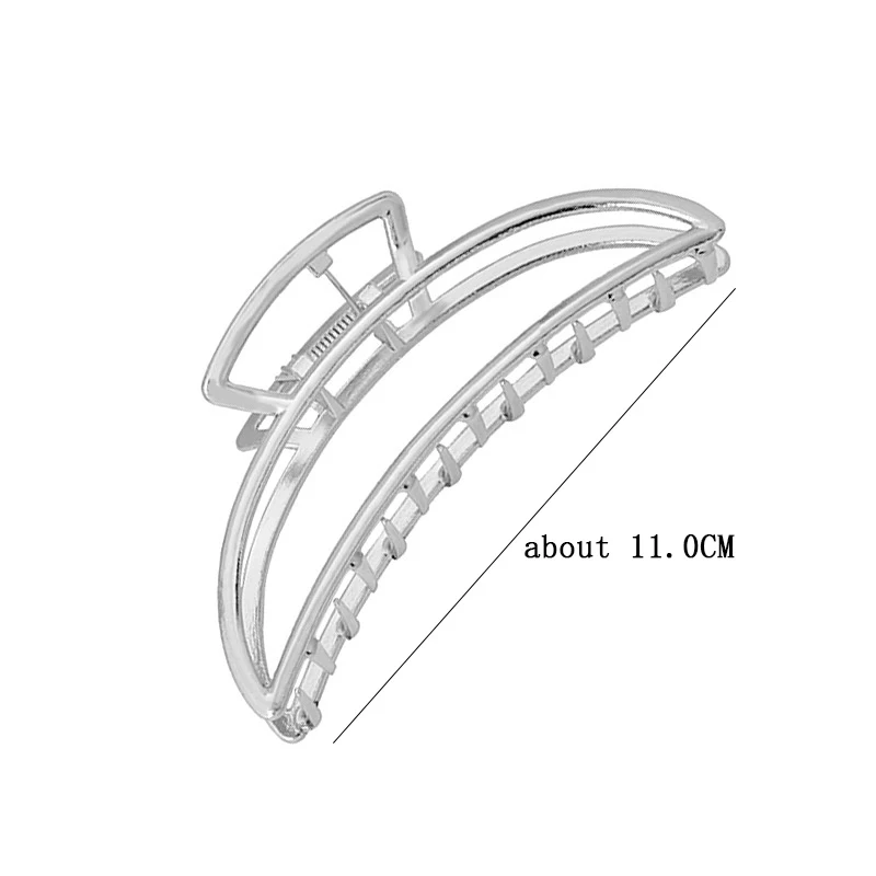 Multi Style Gold Metal Hair Claw Clips Hollow Geometric Butterfly Jaw Clips Strong Hold Non Slip Hair Crab Clamp for Women Thick