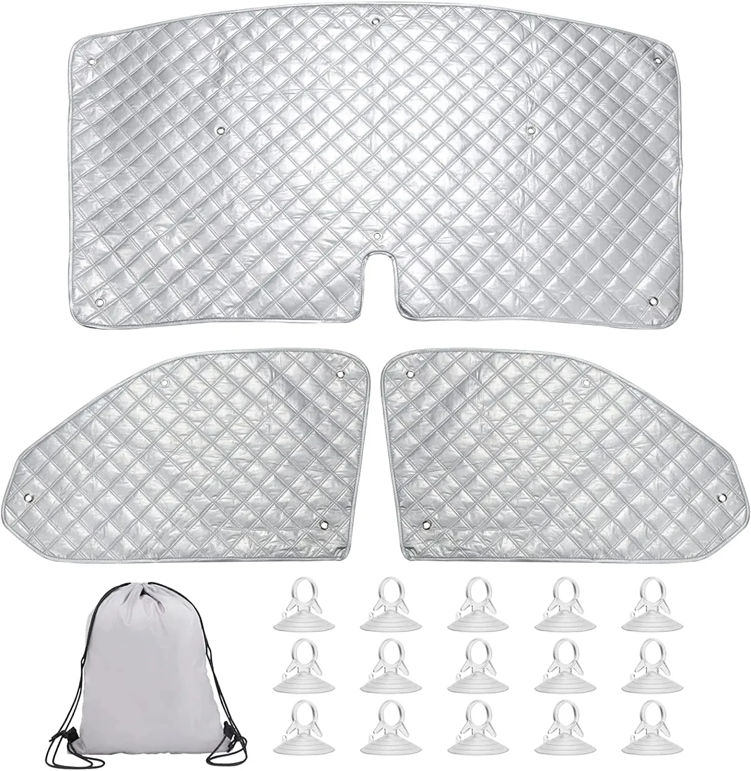 Internal Thermal Window Blind Sunshade Cover Set for VW T5 T6 Camper Van Windscreen Heat Insulation RV Exterior Spare Part
