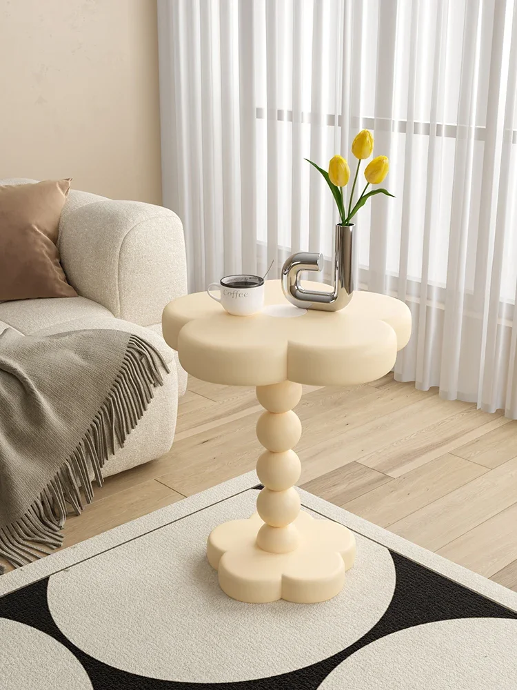 Cream style coffee living room floor decoration, bedside table, sofa, good household items