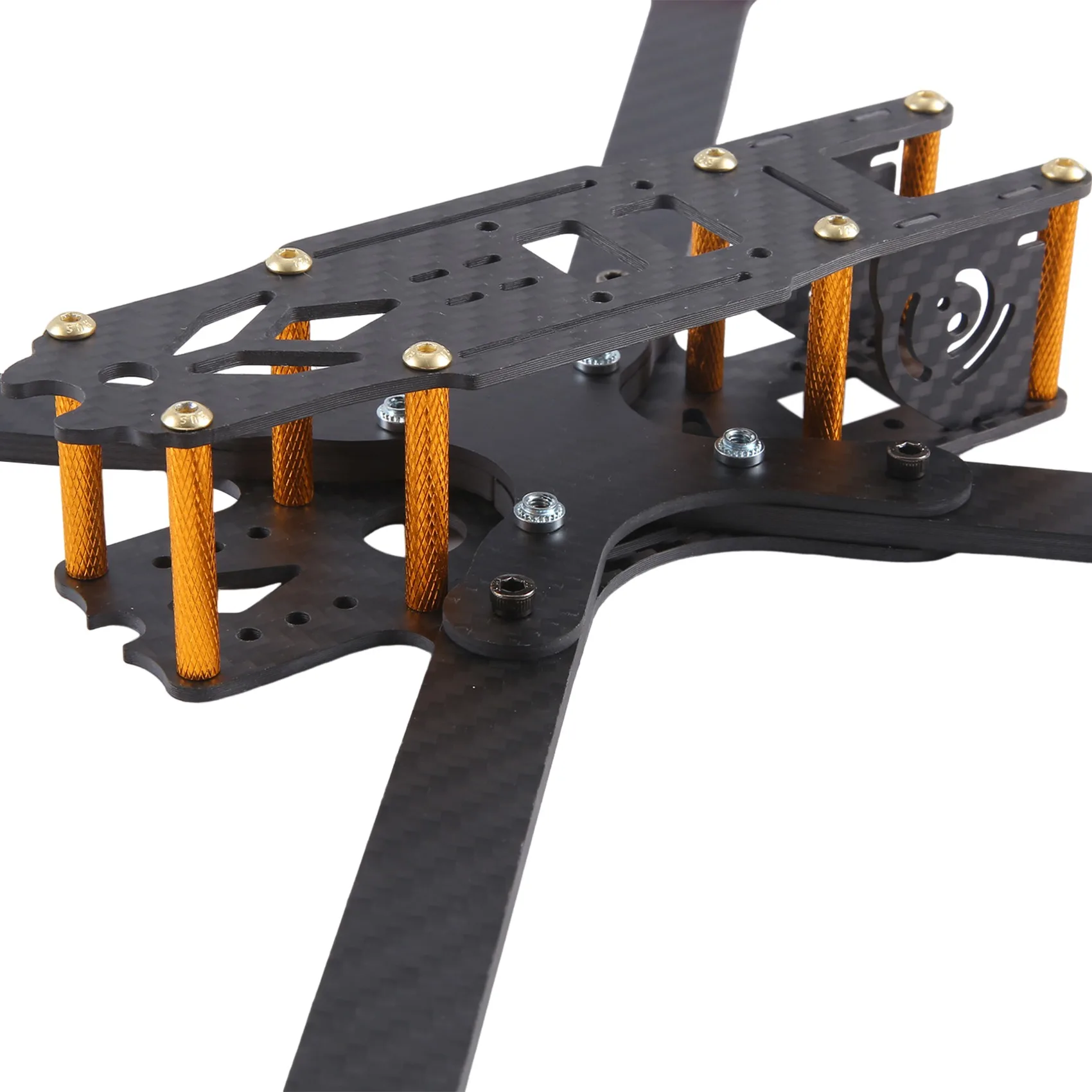 

ATS-For XL9 9 Inch Carbon Fiber Frame Kit Rack 390mm Wheelbase Support 2212 2213 2216 Motor for FPV Drone