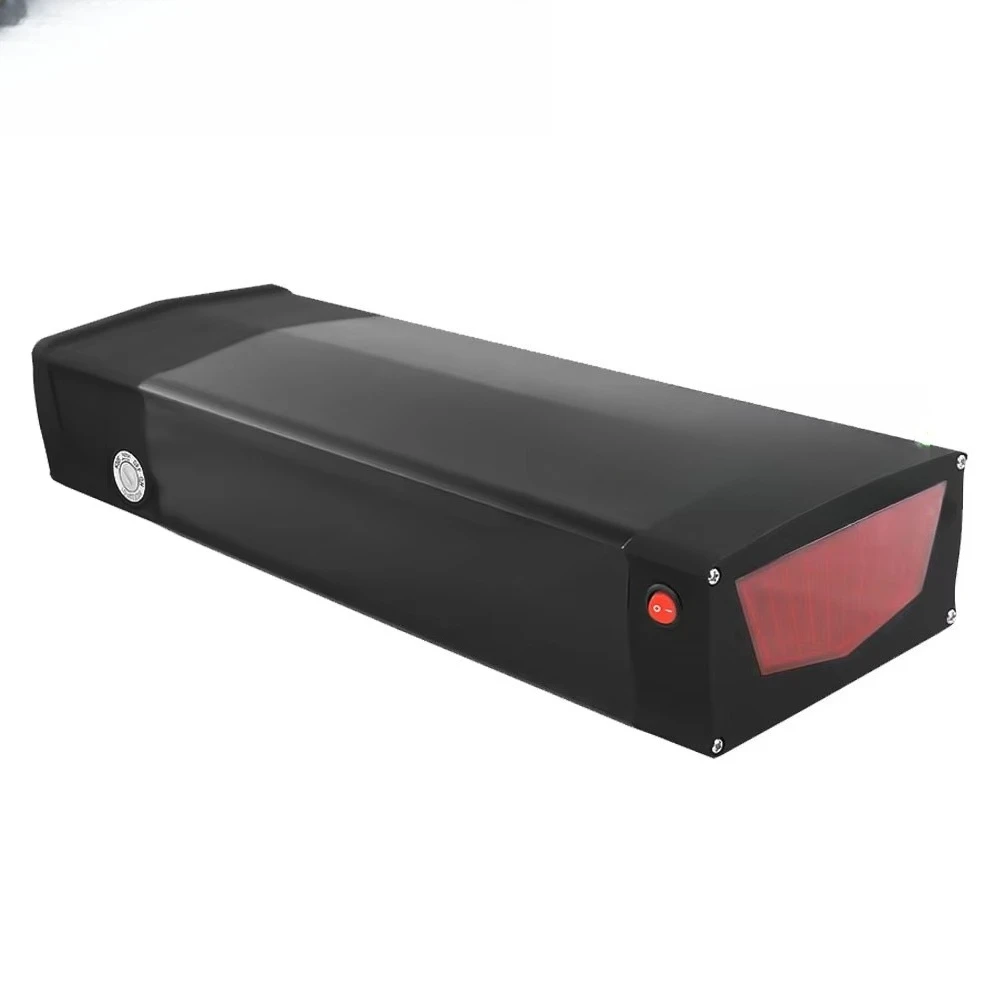 Customizable electric bicycle luggage rack with 48v lithium battery 20Ah capacity