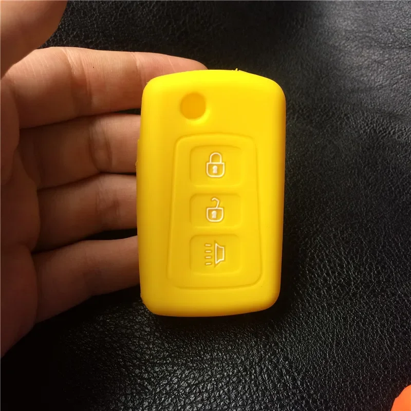 For Great Wall Haval Hover H1 H3 H5 H6 New Silicone Car Key Cover Case 3 Buttons Folding Car Key Auto Accessories