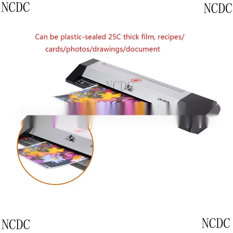 A2 A3 Photo Paper Film Laminating , Maximum Width 220V, 700W, 460Mm, LM-460ID-A2 Plastic Sealing
