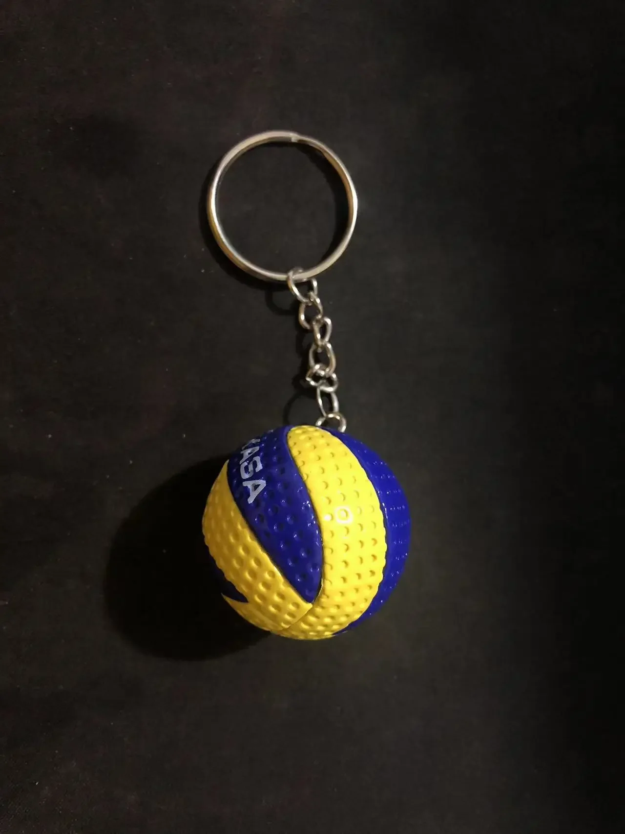 Personalizado Voleibol Pingente Keychain, Hardware PVC Pingente, Prêmio Do Concurso, Presentes De Negócios, 3.8cm