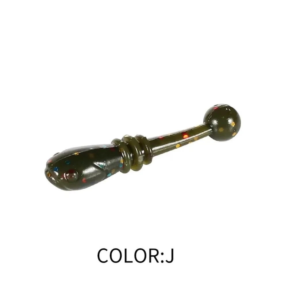 50 pçs isca whitebait isca macia 0.12g isca de afundamento macio 2cm novas iscas de pesca