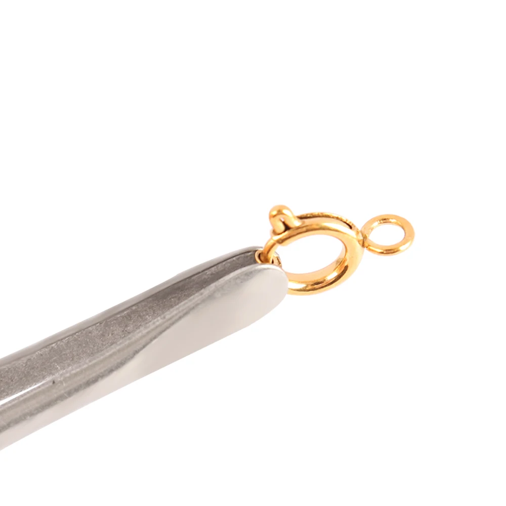 10Pcs Stainless Steel Springring Clasps for Jewelry Making