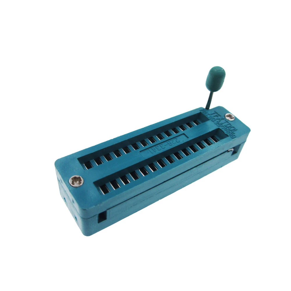 2 قطعة، اختبار ZIF عالمي 28 دبوس DIP IC