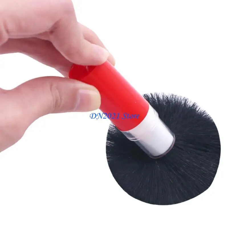 F3KE 2PCS Lipstick Retractable Cleaning Brush Computer Keyboard Dust Remover Compactly Design Camera Lens Cleaner Accessories