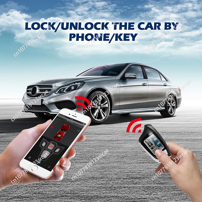 Easy Car RFID Touch Sensitive Remote Start Upgrade Canbus Plc Automotive Alarm Sensor System with Remote Starter