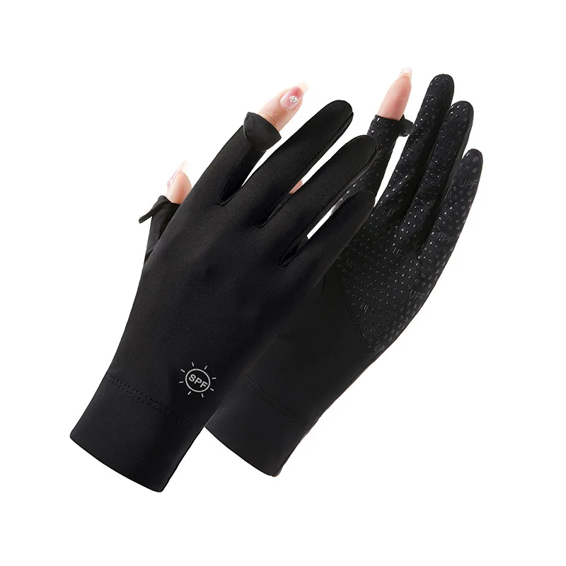 UPF 50+ Summer UV Protection Non-slip Cycling Gloves Sunblock Gloves Driving Gloves Outdoor Gloves for Women and Girls