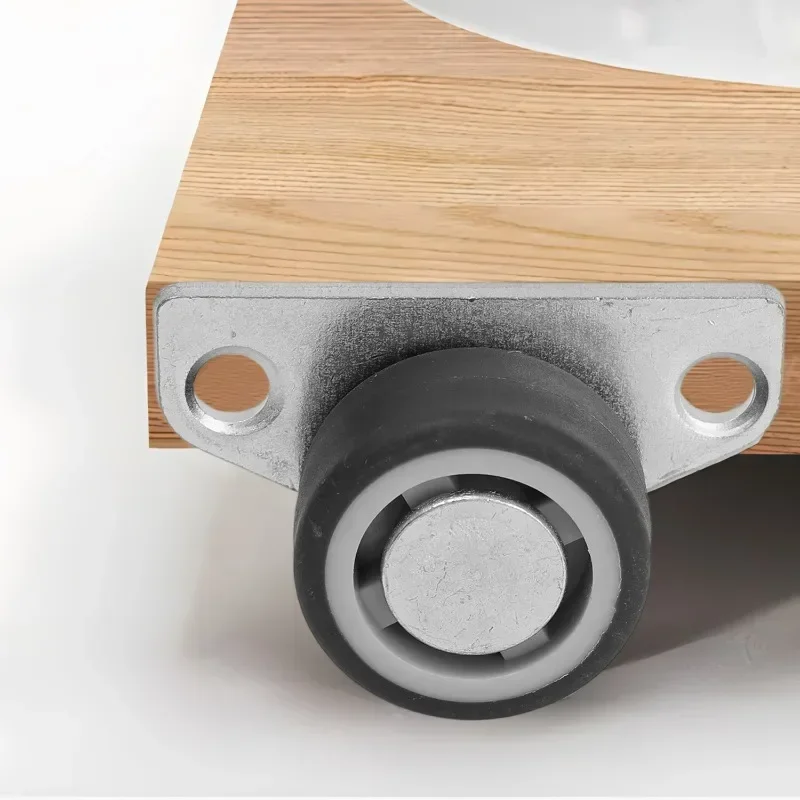 8/1PCS Mini Side Mount Caster Räder Stille Gummi Möbel Rollen Directional Cartwheels Für Trolley Schublade Küche schränke – Detail 3