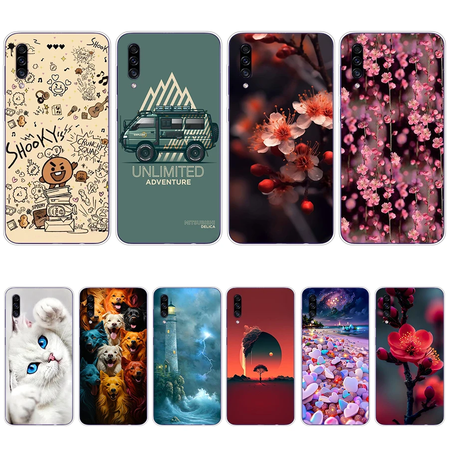 S5 colorful song Soft Silicone Tpu Cover phone Case for Samsung Galaxy a70/a70s/a90 5G