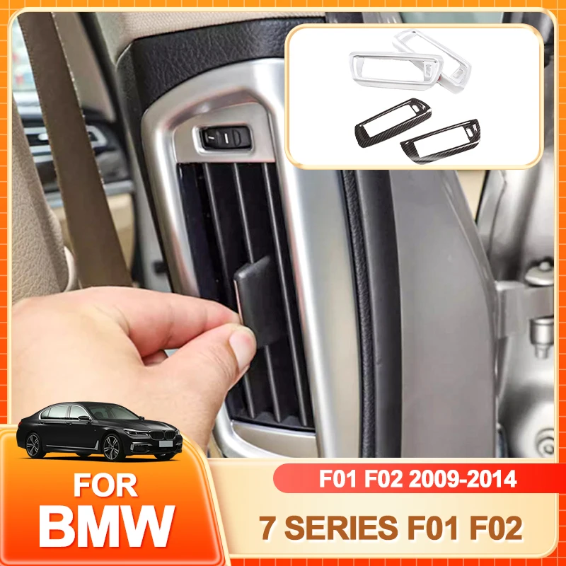 

Держатель для очков из АБС-пластика, салон автомобиля, стойка B, кондиционер, вентиляционное отверстие, рамка, накладка, наклейка для BMW 7 серии F01 F02 20