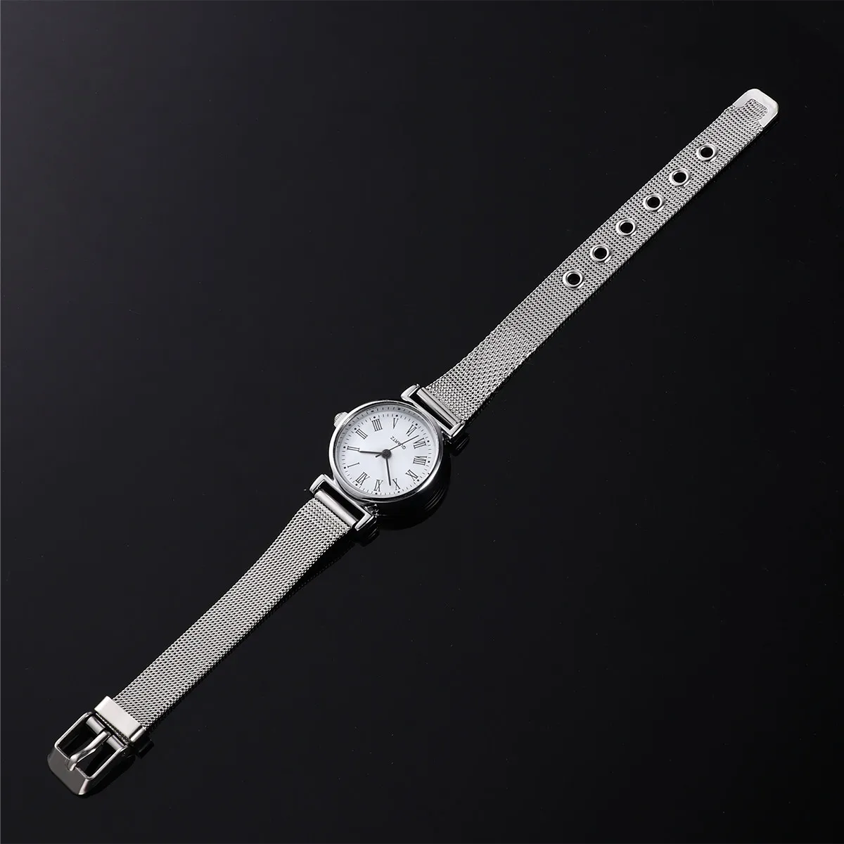 Stainless Steel Wrist Watch Elegant Lady Watch For Teen Vintage Band Alloy Quartz Movement Gift Women Fashionable