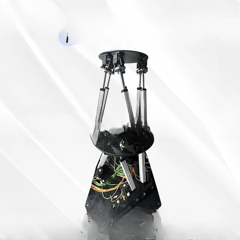 Multi-degree of freedom motion, platform six-axis double-layer self-balancing swing table