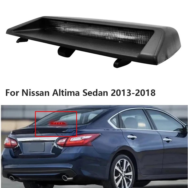 High Mount 3rd Stop Brake Lights For Nissan Altima Sedan 2016-2018 Third Center Cargo Reverse Rear LED Brake Light Bar Taillight