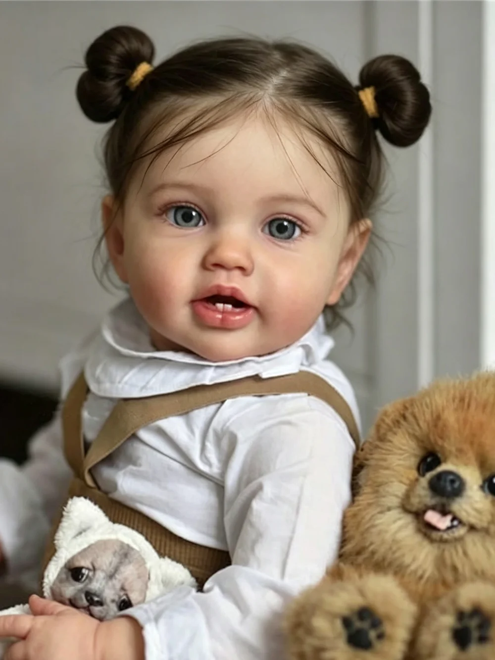 60CM Hand Painted 3D Skin Realistic Baby Reborn Lottie Toddler Baby Princess Girl Lifelike Soft Touch Bebe Dolls Gift for Xmas