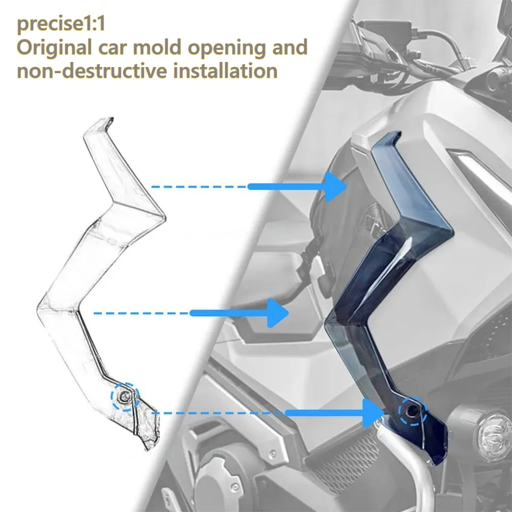 For Honda XADV750 X-ADV 750 2025 Motorcycle Modification Side Deflector Side Wing Windshield NDT Installation Accessories