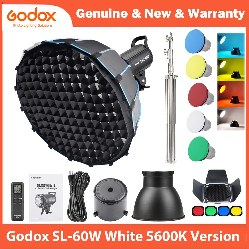 Godox SL-60W CRI 95+ LED Video Light SL60W White 5600K Version
