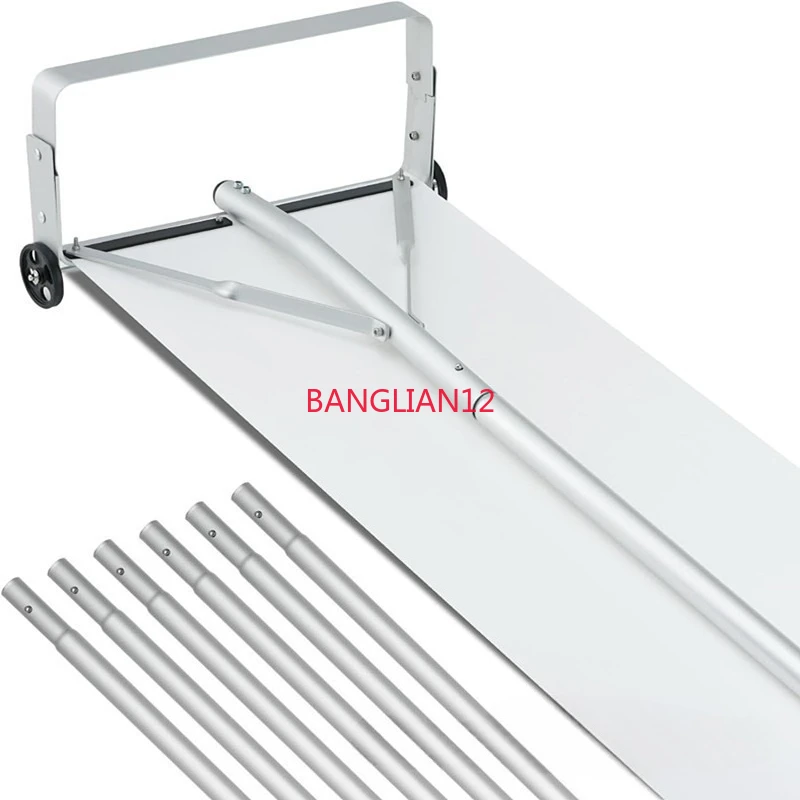 

20 '30 High Quality Aluminum Roof Snow Scraper Rake, Roof Snow Removal Tool, Length up to 9.1 m with 6 Section Extension Rod