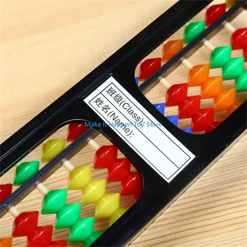 28EC Przenośny arytmetyczny soroban dla kolorowych koralików Matematyka Oblicz narzędzie