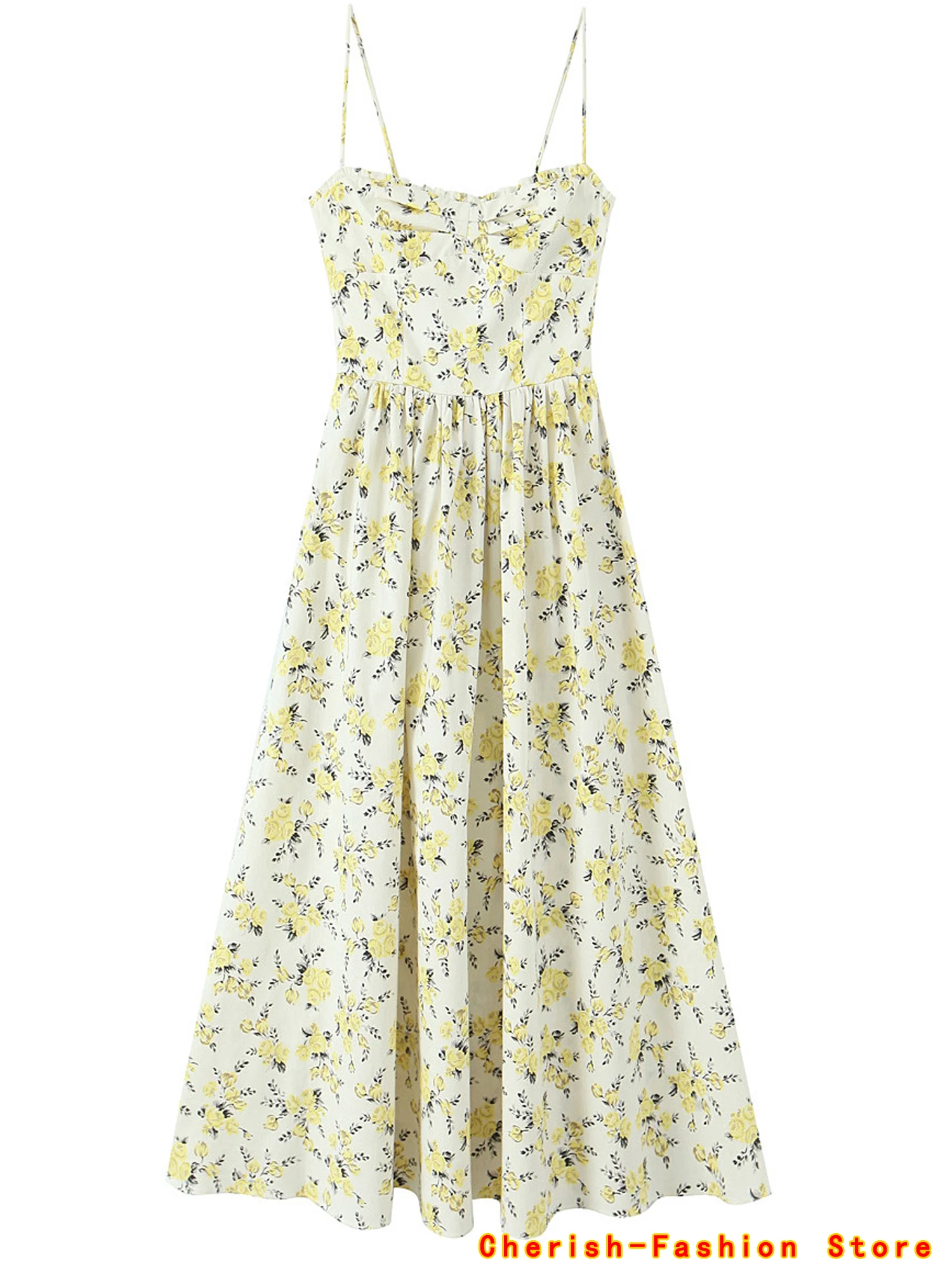2025 New Elegant floral prints Dresses for summer women's dresses Skinny Sexy Backless SLeeveless High Waist Maxi Sling Dress