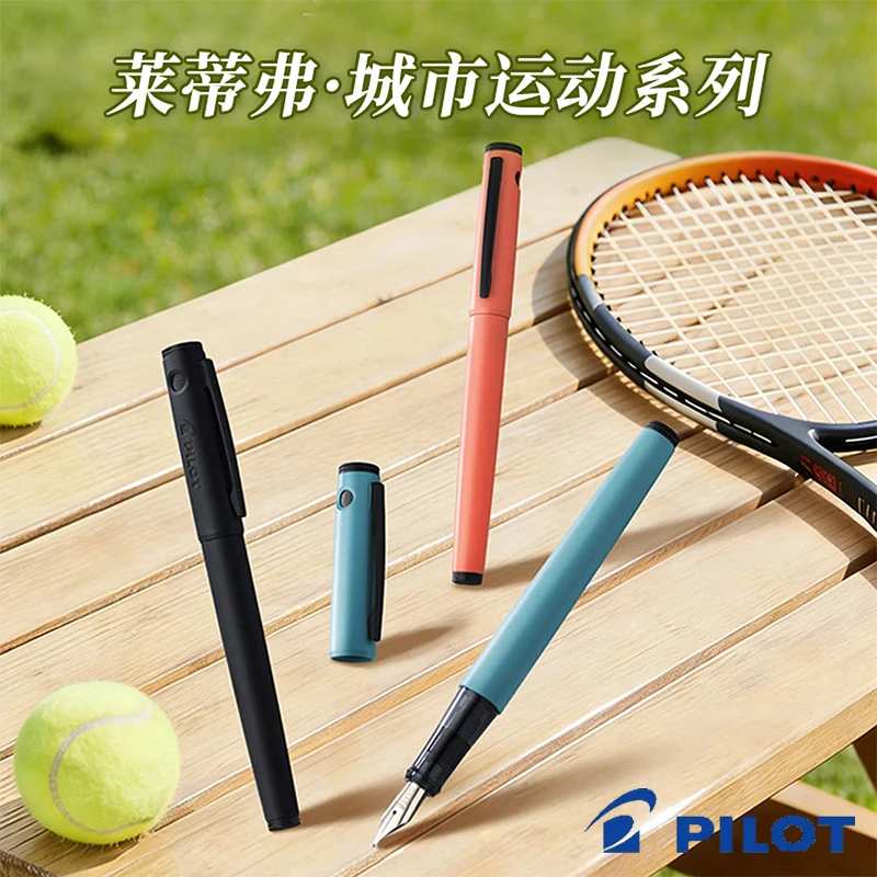 

Перьевая ручка PILOT LIGHTIVE, серия Sport, с металлическим пером, для плавного письма, матовый корпус, деловая ручка для подписи, оригинальная, Япония