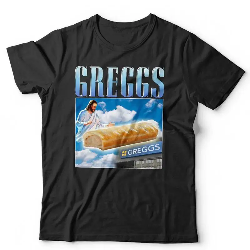 

Футболка с признательностью Greggs, детская забавная рулонная колбаса, подарок на пастовый Иисус