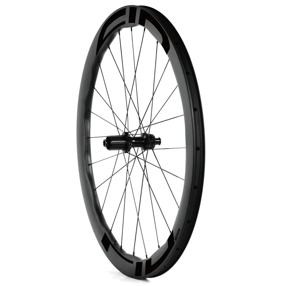 Proin-Ceton Road Bicycle Wheelset, Carbon Disc Brake, Tubeless Wheels, UD Matte, Racing Wave 6560 Rim, 4550, 700C, New