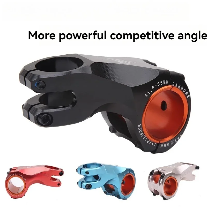 

New Ultra-light Mountain Bike Riser Negative-17 Angle 70MM Stem Road 35MM/31.8MM Caliber CNC
