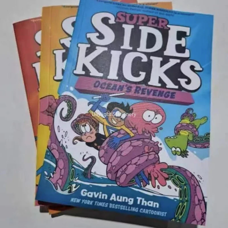 Super Sidekicks Series 1-3: English Full-color Comics featuring Superheroes and Villains