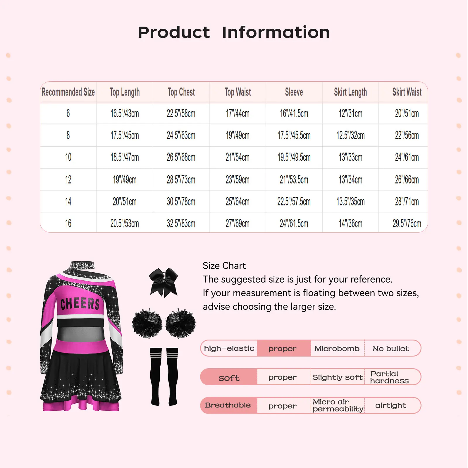 

Kid Girls Cheerleading High School Cheer Dance Uniforms Outfit Cheerleader Costume Glittery Rhinestones Cheer Leader Dresses Set