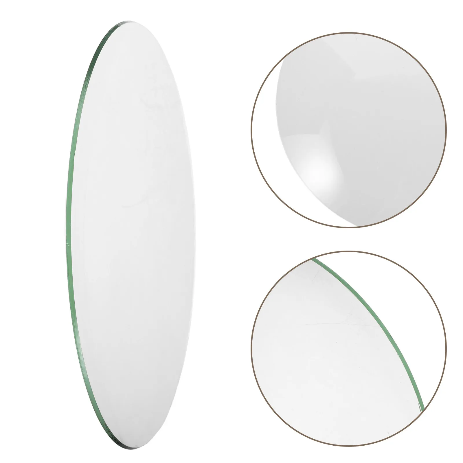 Wall Clock Glass Dome Convex Transparent Scratch Resistant Replacement 10 Inch Round Clock Face Cover DIY Restoration Parts