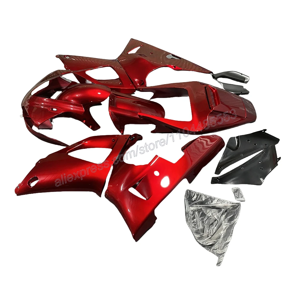 YZF R1 1998 1999 الهدايا المجمعة لياماها YZF1000 98-99 مجموعة هيكل الدراجات النارية |   كل الأحمر #3
