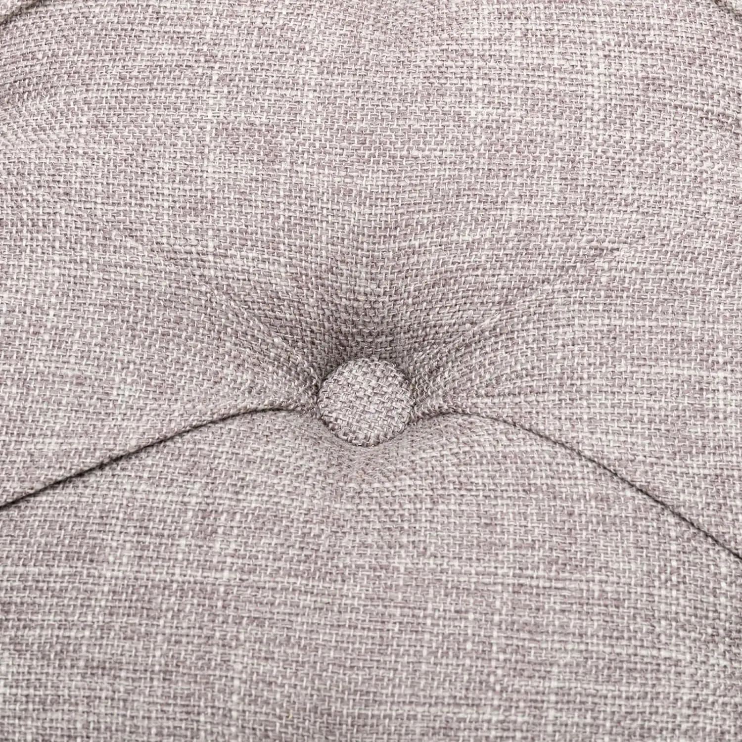 Comfort Corner Kitchen Stools Set, banquetas estofadas com botão adornado, tecido giratório Counter Bar, 26 polegadas, conjunto de 2