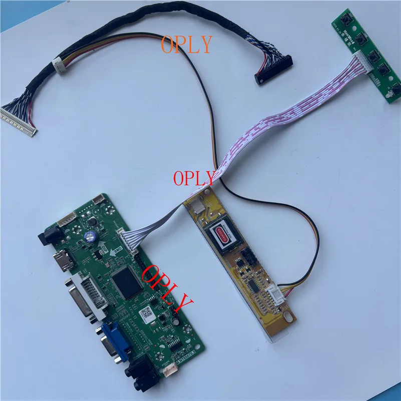 M.NT68676 HDMI-compatible VGA DVI Controller board kit  for LP140WX1 LTN140W1 monitor DIY 1280X768 14
