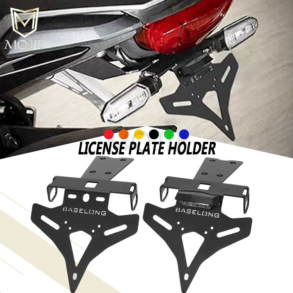 For Honda CB500F 2016-2024 CB500 Hornet 2024-2027 CB400F 2021 2022 2023 2024 2025 2026 Motorcycle License Plate Holder Bracket