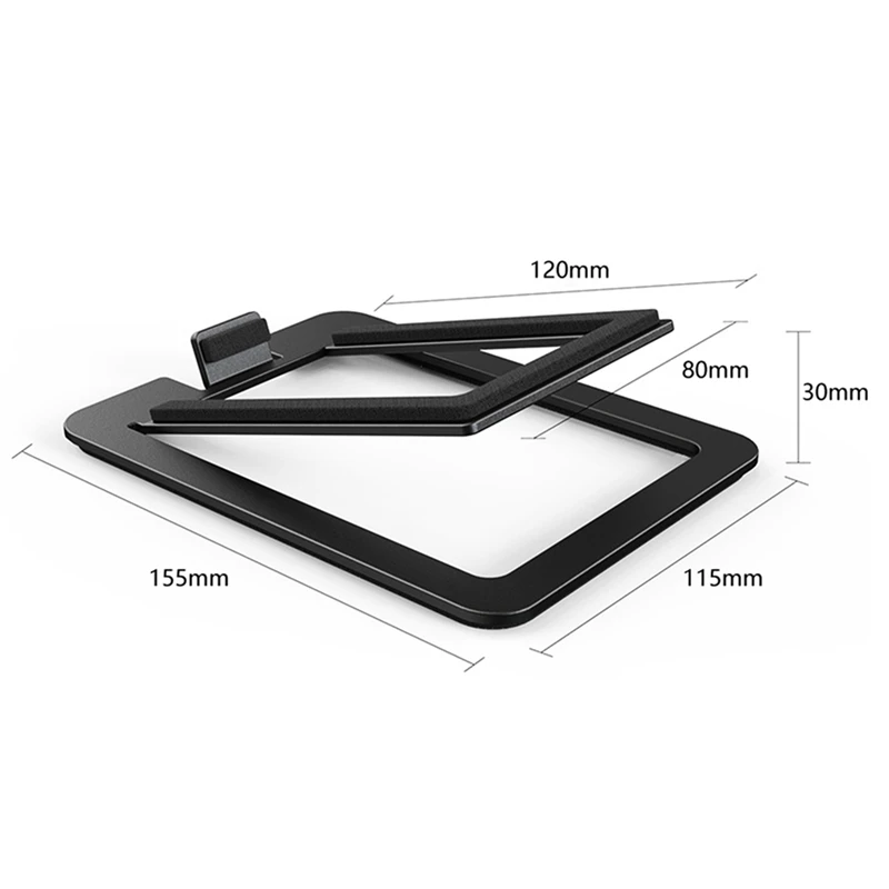 Desktop Sound Stand Base Shock Absorption And Improved Sound Quality Speaker Bracket For Computer Speaker Black Easy To Use