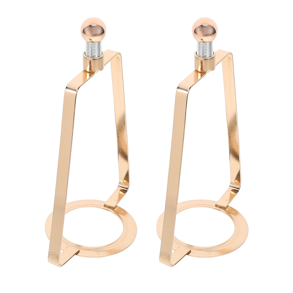 

2pcs Lampshade Harp Bracket Iron Frame for Hanging Desk Lamps Lamp Parts Repair Kit Table Finials Office Lighting