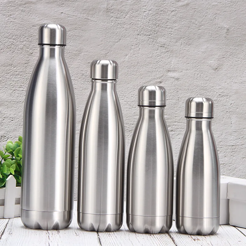 

500/750/1000ml Stainless Steel Water Bottle Double-wall Thermos Cup Insulation Vacuum Flasks Bottle Insulated Coffee Cup Outdoor