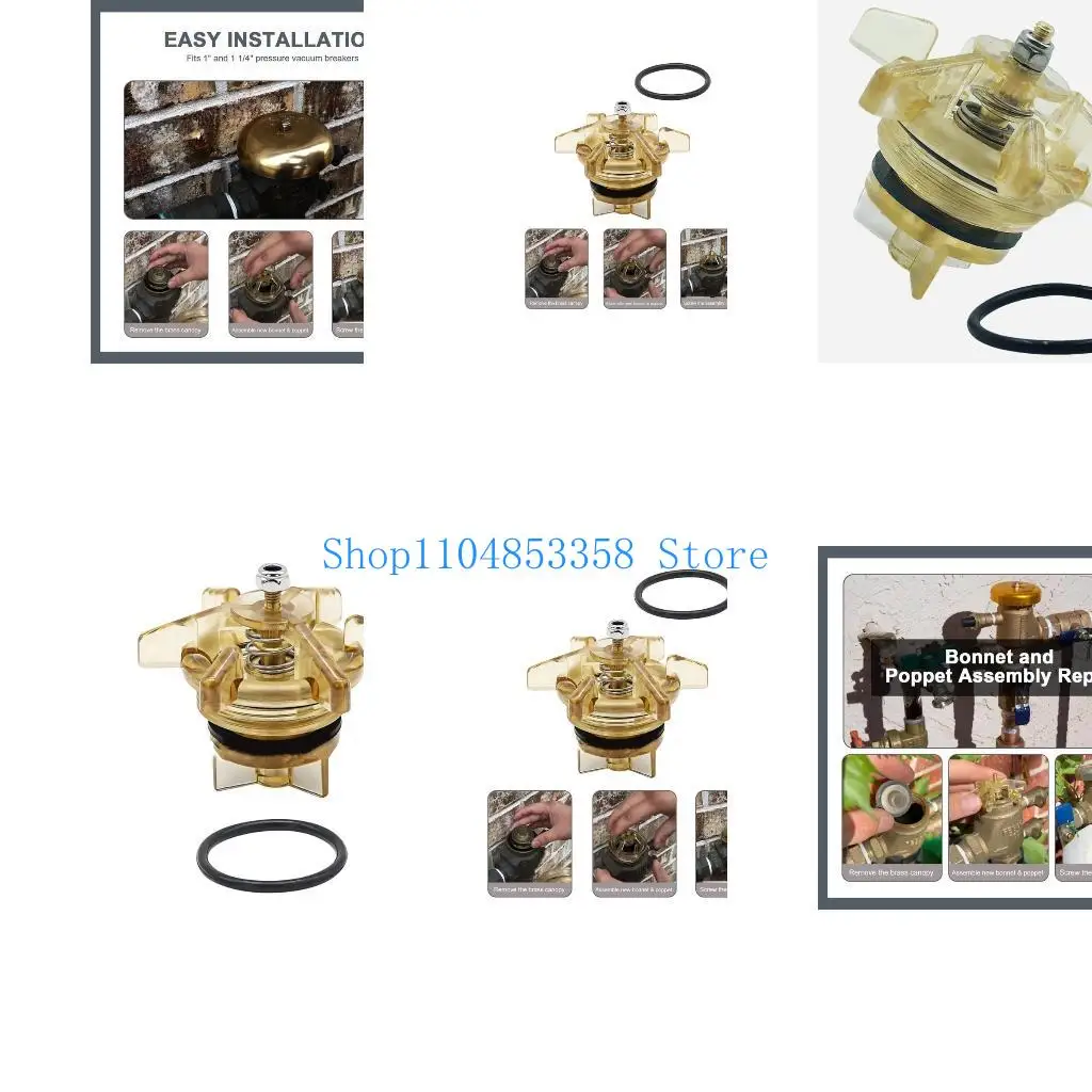 

652F "и 3/4" Желтый ремонтный комплект, подходящий для 765-050 765-075 and Bonnet в профилаках обратного потока и