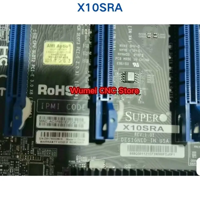 Second-hand test OK Supermicro motherboard  X10SRA